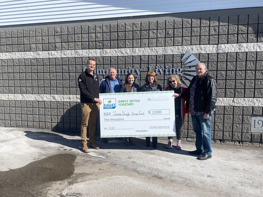 Corteva Agriscience secures $2,000 donation for Community Living
